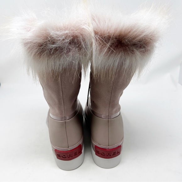 Sorel Joan of Arctic Next Boots Mauve Vapor Pink Waterproof Winter Size 6.5 9 - Picture 7 of 9